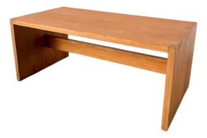 Vintage Pine Coffee Table from Maison Regain, 1970s