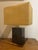 Vintage Steel and Brass Lamp, 1970 For Sale - Image 4 of 15