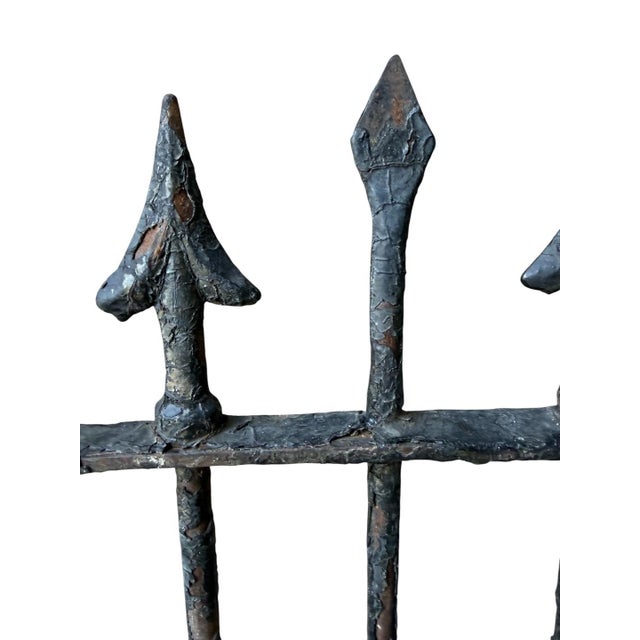 Late 19th Century Iron Victorian Garden Gate From Aspen Colorado For Sale - Image 5 of 5