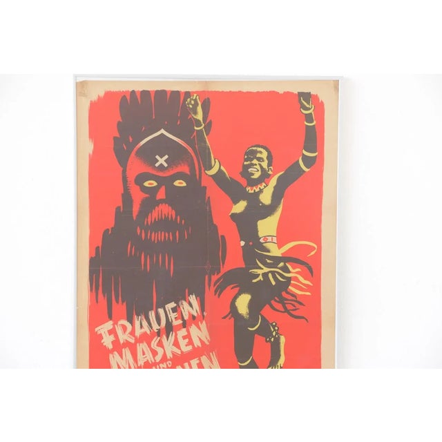 Womens Masks and Demons is a famous documentary by Schomburgk from 1932. DEFA Berlin had the film in rental, the poster is...