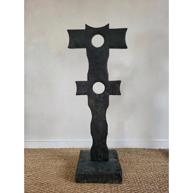 Sculpture Materials Large Abstract Concrete Sculpture, 1990s For Sale - Image 7 of 7