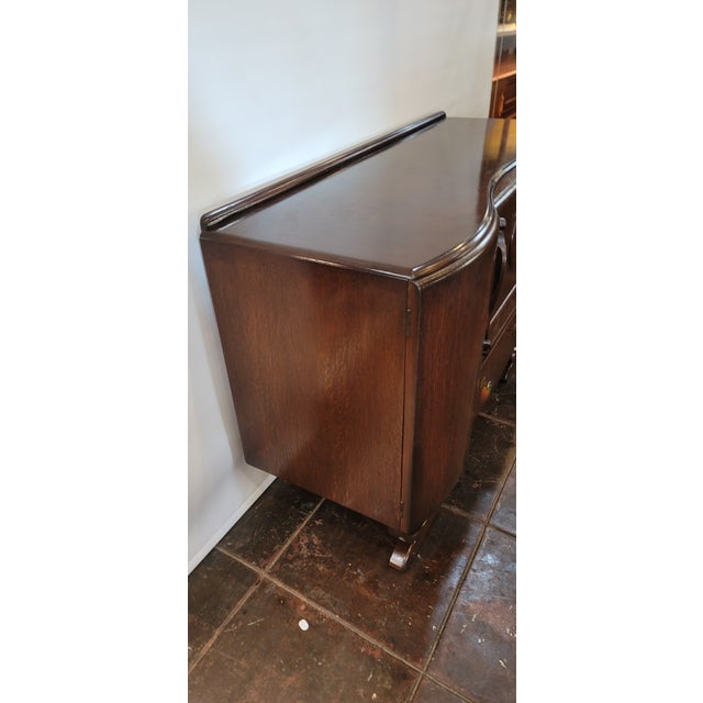 1940s Art Deco Cocktail Cabinet Beautility Company Dry Bar For Sale - Image 9 of 14