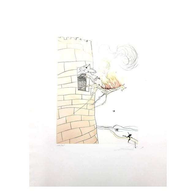 Salvador Dali - The Grand Inquisitor - Original Signed Engraving 1974 For Sale - Image 10 of 11