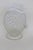 White Fenton French Glass Hobnail Opalescent Small Vase Clear White Fluted Rim 4771b For Sale - Image 8 of 14