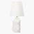 Contemporary Hable by Visual Comfort Studio Hable Broxton Table Lamp in Matte White Ceramic For Sale - Image 3 of 7