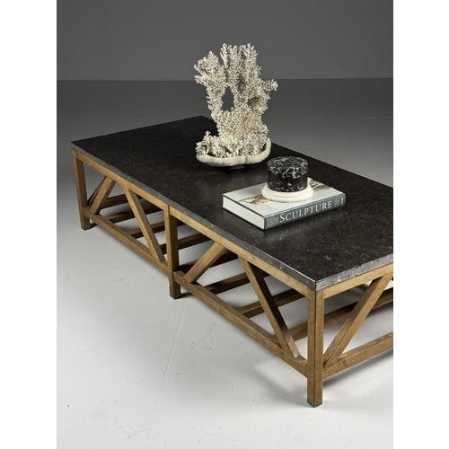 Black Vintage Bluestone Coffee Table For Sale - Image 8 of 18