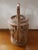 Mid-Century Modern Vintage Mid Century Grapes Motif Wood Grain Look Plastic Ice Bucket, Hong Kong #2 For Sale - Image 3 of 6