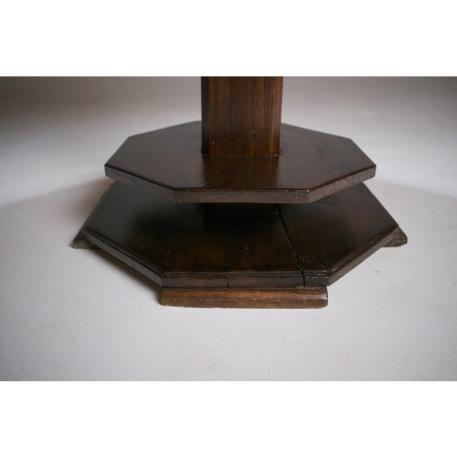 Art Deco Amsterdam School Octagonal Side Table, 1920s For Sale - Image 13 of 18