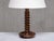 Mid-Century Modern Sculptural Table Lamp in Ash Wood attributed to Charles Dudouyt, France, 1950s For Sale - Image 3 of 11