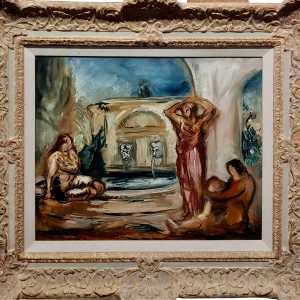 Othon Friesz -Women Around a Fountain-1932 French Fauvist Oil Painting