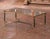 Mid 20th Century Mid-Century French Maison Jansen Brass and Steel Coffee Table With Glass Top For Sale - Image 5 of 7