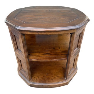Late 20th Century Henredon Regency Style Three-Tier Occasional Side Table For Sale