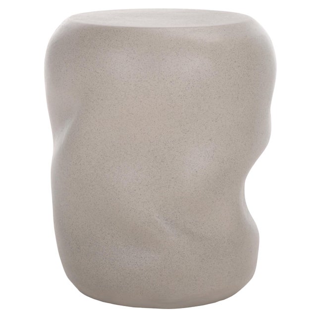 Light Gray Carrick Accent Table in Grey For Sale - Image 8 of 8