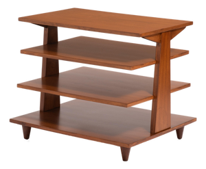 Mid Century Magazine Tree Table After Edward Wormley for Dunbar Four Shelves Unmarked