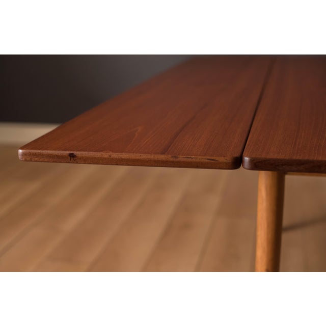 Vintage Danish Teak Drop Leaf Extension Dining Table by Borge Mogensen For Sale - Image 18 of 18