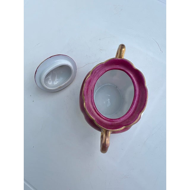 Ceramic 19th Century Victorian Lidded Small Jar or Sugar Bowl For Sale - Image 7 of 10