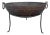 Vintage Iron Kadai Rustic Industrial Fire Bowl For Sale