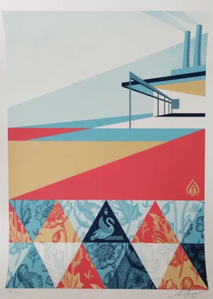Shepard Fairey (Obey), Pattern of Denial, Screenprint