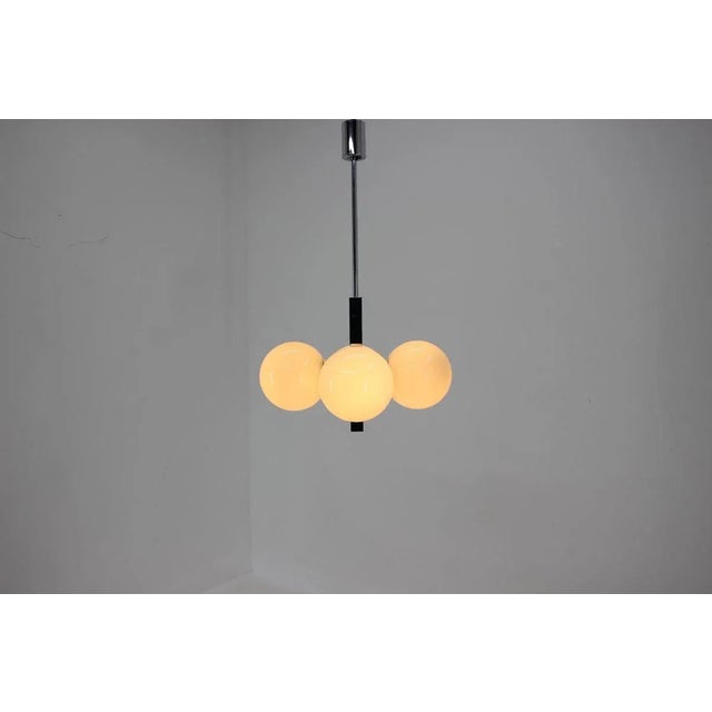 Bauhaus Bauhaus Chrome Pendant, 1930s For Sale - Image 3 of 8