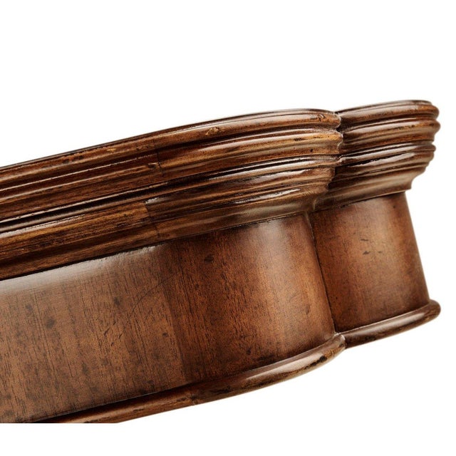 Brown Regency Double Pedestal Dining Table For Sale - Image 8 of 11