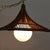 1970s Large Vintage Bamboo Swag Lamp Hanging Light For Sale - Image 5 of 5