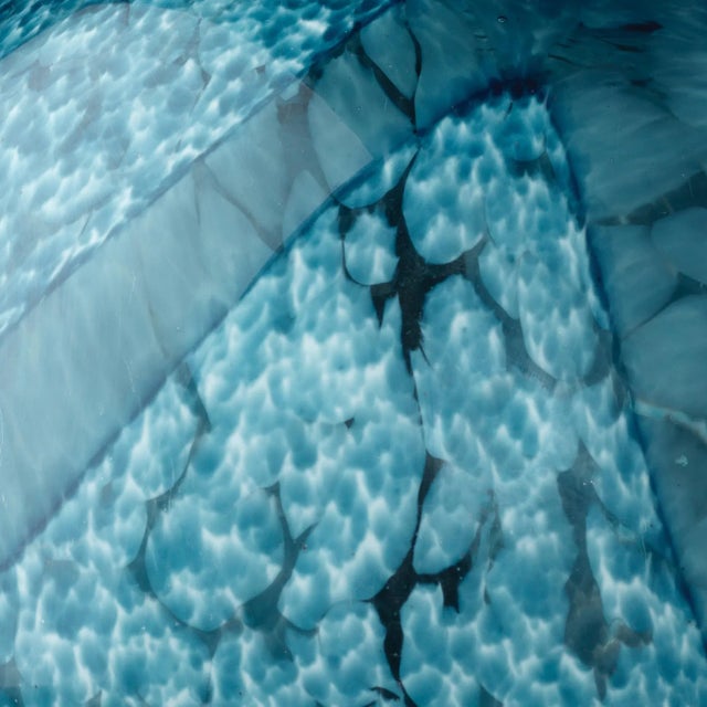 2020s Jamie Young Cosmos Glass Balls in Teal - Set of 2 For Sale - Image 5 of 12