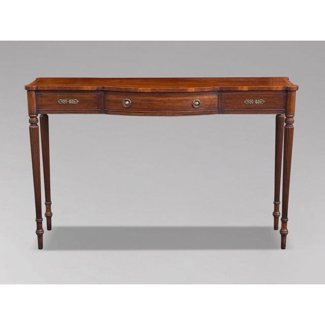 Mahogany Console Table by Arthur Brett, 1950s For Sale - Image 10 of 10