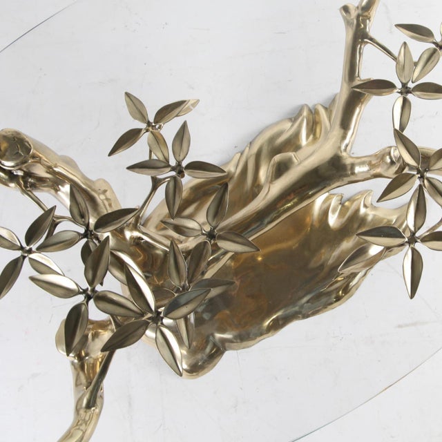 Bonsaï Coffee Table in Brass For Sale - Image 6 of 11
