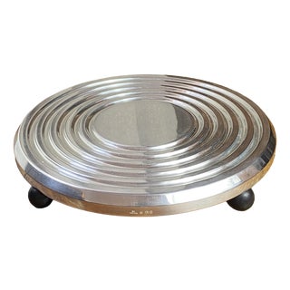 Ondulation Trivet by Luc Label for Christofle, 1920s For Sale