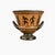 Greek Attic Style Pottery Krater W/Black Figures of Warriors & Dancers For Sale - Image 12 of 13