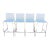 Zanotta Lio Leather Counter Stools- A Set of 4 For Sale