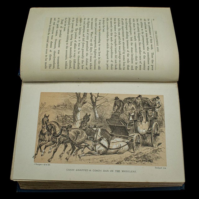 1888's Antique Hard Bound Book the Coaching Age For Sale - Image 6 of 12