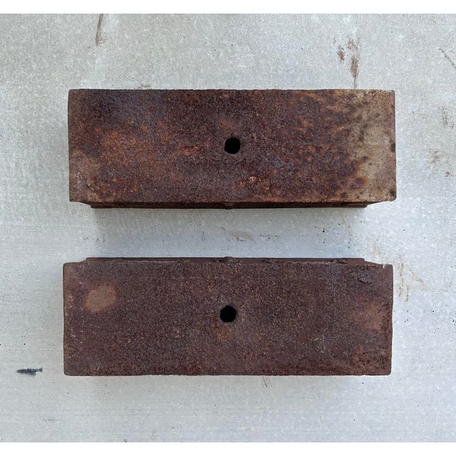 19th Century French Louis Seize Cast Iron Rectangular Planters - Set of 2 For Sale - Image 12 of 12