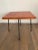 Mid-Century Modern Swivel Top Iron Leg Table For Sale - Image 4 of 11