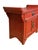 Chinese Vintage Chinese Red Lacquered Altar-Form Small Chest For Sale - Image 3 of 10