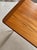 Brown Mid-Century Modern Teak Coffee Table with Brass Feet, Sweden, 1960s For Sale - Image 8 of 12