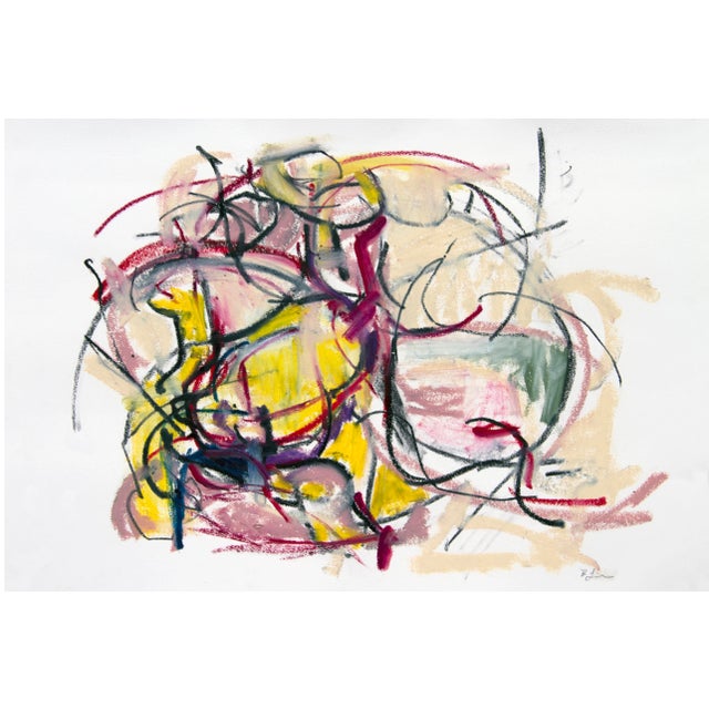 Polo Player #5 Abstract Drawing For Sale