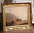 This atmospheric antique coastal painting was crafted in England circa 1860 and captures the daily rhythm of a Victorian...