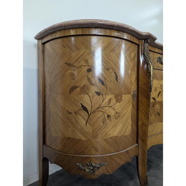 Sideboard in Rosewood Marquetry For Sale - Image 10 of 13