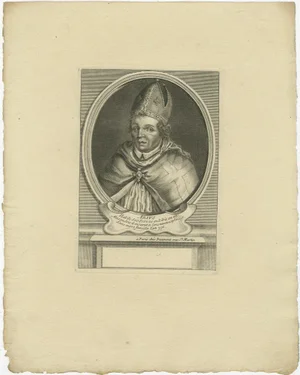 Daumont, Saint Arno, Bishop of Metz, 1670, Engraving
