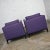 Modern Purple Plum Tone Tuxedo Style Club Chairs by Baker a Pair For Sale - Image 6 of 13