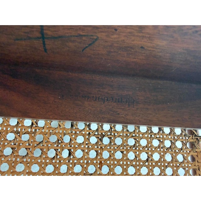 Vintage Henredon Hollywood Regency Chinoiserie Sculpted Mahogany Dining Armchairs – Pair For Sale - Image 16 of 16