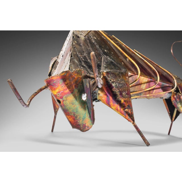 Paul Evans Mid Century Modern / Brutalist Torch Cut Metal Bull Sculpture, USA, circa 1960's For Sale - Image 4 of 9