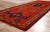 Red Late 19th Century Persian Shiraz Rug Runner, 04'10 X 13'08 For Sale - Image 8 of 10