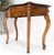 Baker One Drawer Cabriole Leg Fruitwood Paper Finished Drawer Console Table MINT For Sale - Image 13 of 14