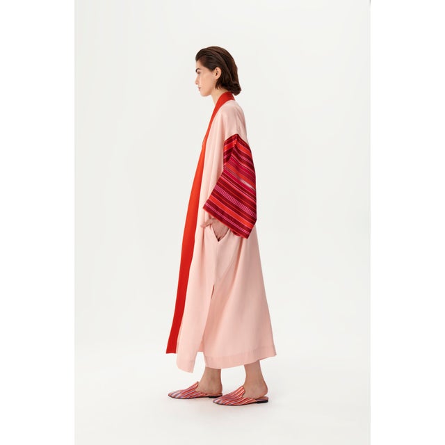 Kutnu Kimono with Flared Sleeve For Sale - Image 4 of 4