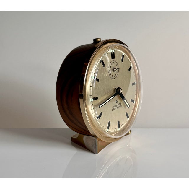 Early Edition Model Trivox Silentic Table Clock from Junghans, West Germany, 1960s For Sale - Image 6 of 18