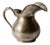 Vintage Hammered Silver Plated Creamer with Twisted Handle by Calegaro Padua, 1920s For Sale