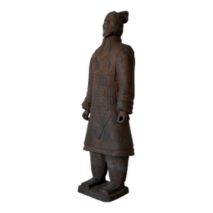 Chinese Life-Size Terracotta Warrior Free Standing Floor Sculpture