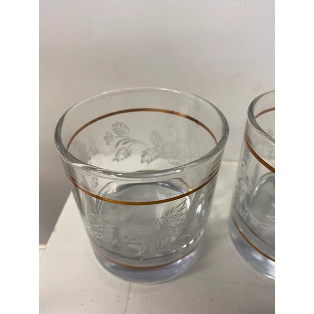 Hollywood Regency Vintage Pasabache Drinks Glasses- Set of 4 For Sale - Image 3 of 5